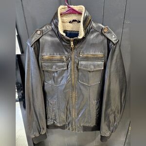 Tommy Hilfiger Dare Brown(cofee) Military Field Coat with Stand-Up Collar